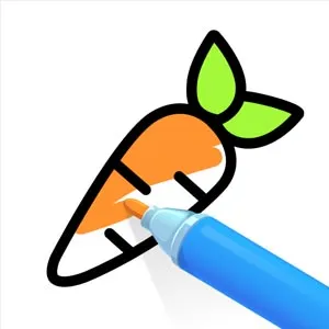 Simple Sketch ASMR Art Colorin